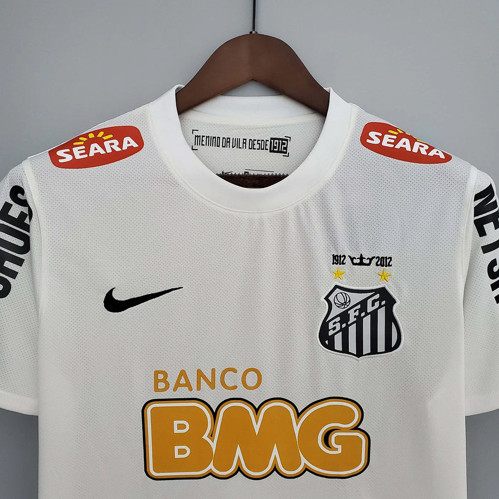 2012 Retro Santos Home Soccer Shirt